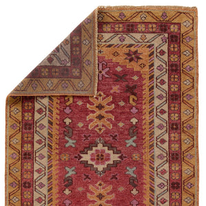Jaipur Living Coredora Kyrie Updated Traditional Contemporary Handmade Indoor Rug Red 5'x8'