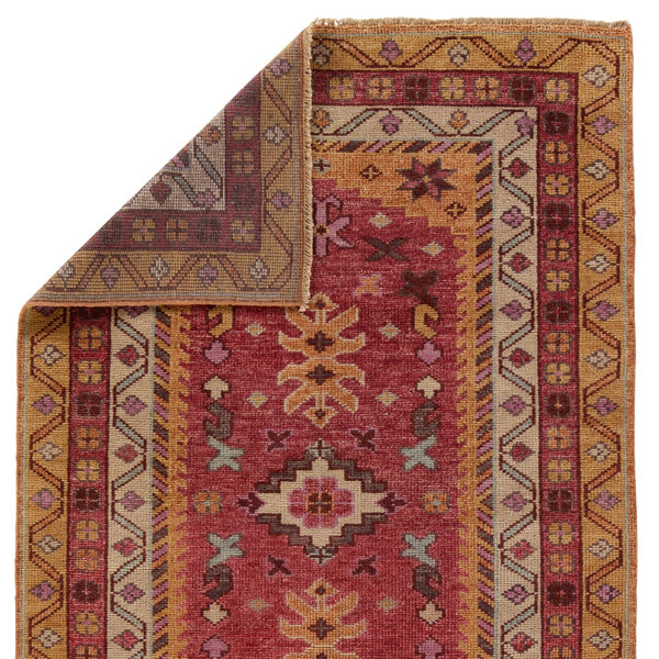 Jaipur Living Coredora Kyrie Updated Traditional Contemporary Handmade Indoor Rug Red 5'x8'
