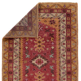 Jaipur Living Coredora Kyrie Updated Traditional Contemporary Handmade Indoor Rug Red 5'x8'