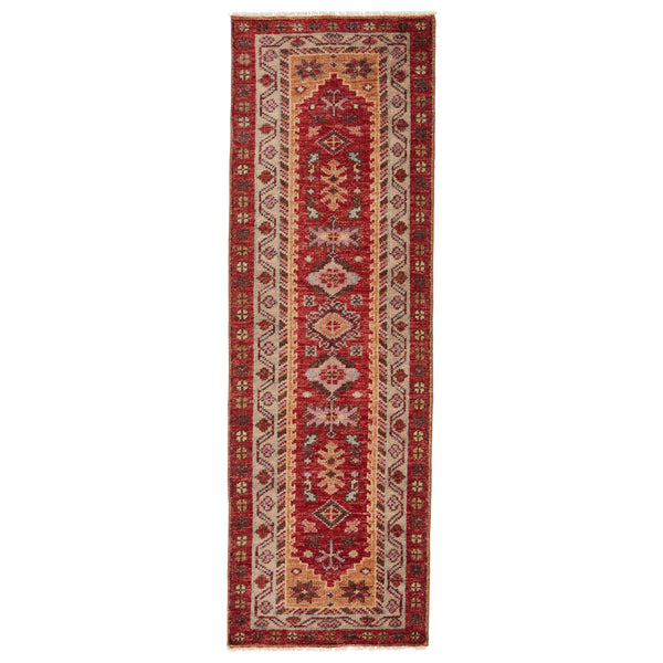 Jaipur Living Jaipur Living Coredora Wool Hand-knotted Floral Runner Rug for Hallways and Entryways RUG145142