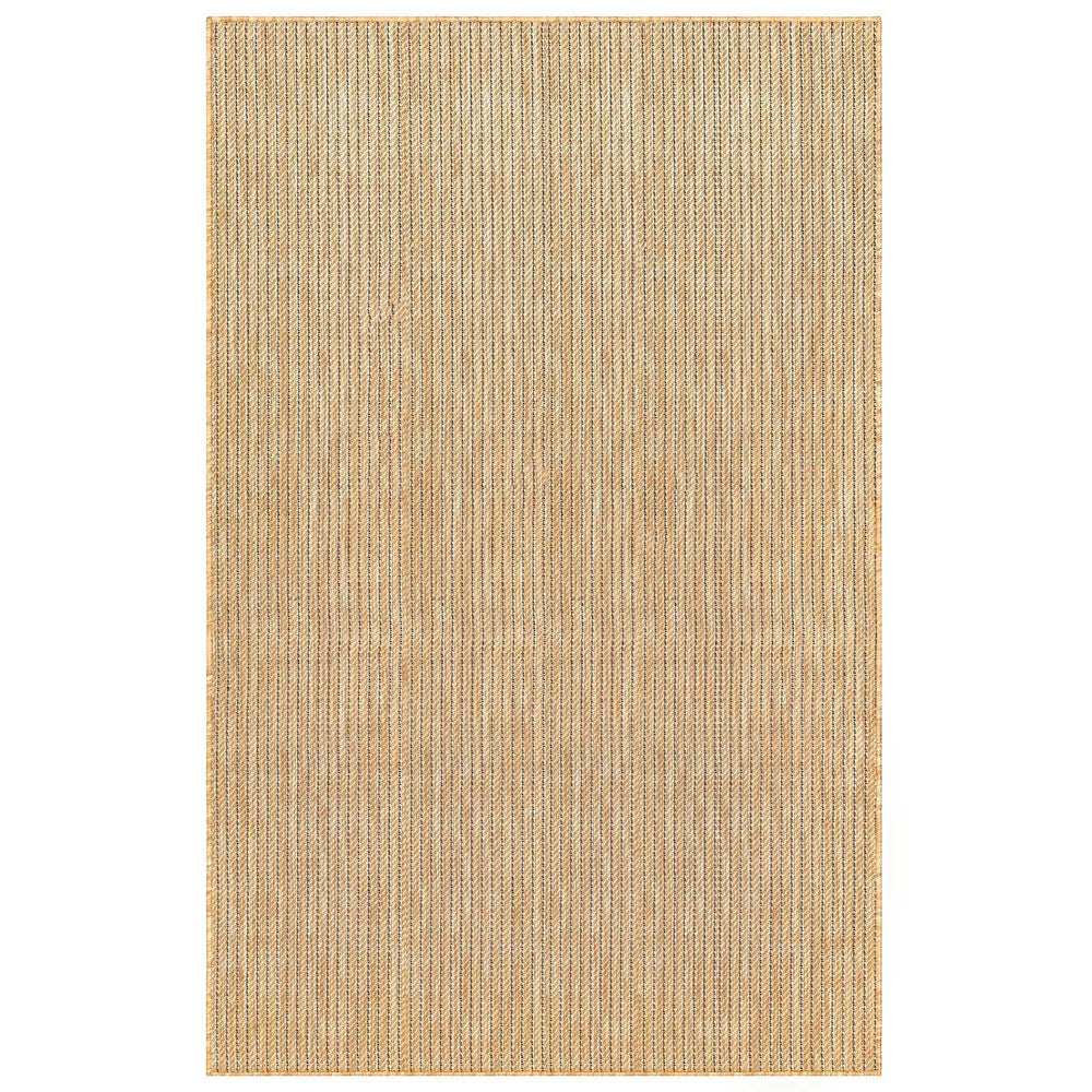 Trans Ocean Liora Manne Carmel Textured Stripe Area Rug - Stylish Indoor/Outdoor Decor For Any Space Natural Polypropylene,Polyester Cre58842212