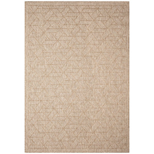 Trans Ocean Liora Manne Carmel Pyramid Indoor/Outdoor Area Rug - Contemporary Geometric Design For Stylish Spaces Beige Polypropylene,Polyester Cre45849612