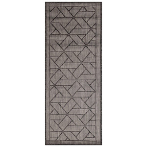 Trans Ocean Liora Manne Carmel Pyramid Indoor/Outdoor Area Rug - Contemporary Geometric Design For Stylish Spaces Black Polypropylene,Polyester Crer5849648