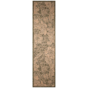 Trans Ocean Liora Manne Carmel Botanical Indoor/Outdoor Area Rug - Elegant Tropical Floral Design For Any Space Green Polypropylene,Polyester Crer8849106