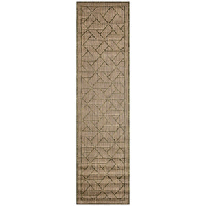 Trans Ocean Liora Manne Carmel Pyramid Indoor/Outdoor Area Rug - Contemporary Geometric Design For Stylish Spaces Green Polypropylene,Polyester Crer8849606