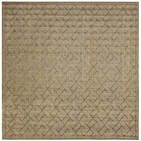 Trans Ocean Liora Manne Carmel Pyramid Indoor/Outdoor Area Rug - Contemporary Geometric Design For Stylish Spaces Green Polypropylene,Polyester Cres8849606