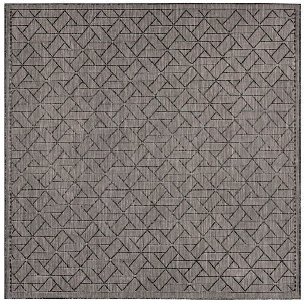 Trans Ocean Liora Manne Carmel Pyramid Indoor/Outdoor Area Rug - Contemporary Geometric Design For Stylish Spaces Black Polypropylene,Polyester Cres8849648