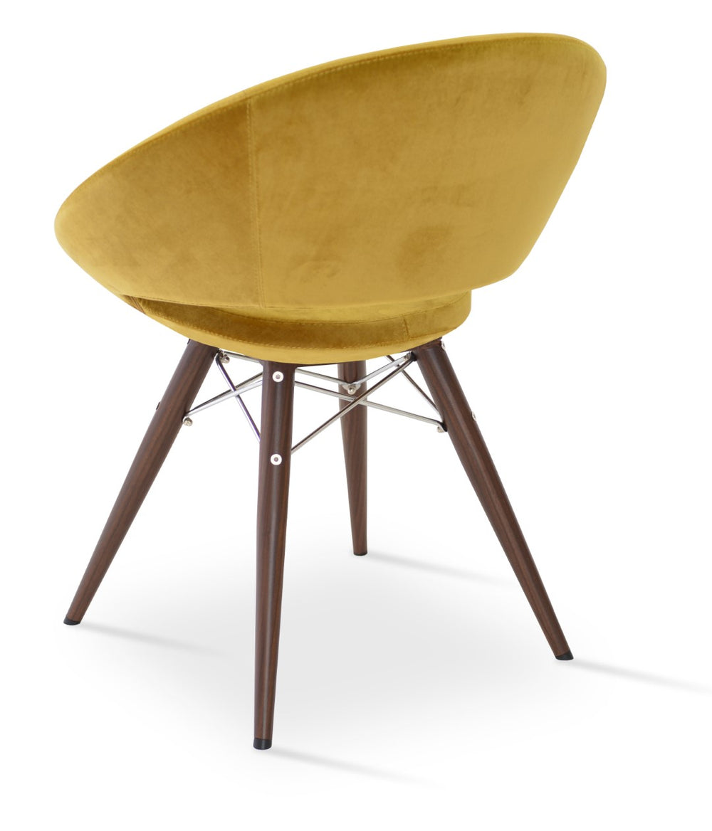 Soho Concept Crescent Mw Dining Chair - Stylish Ergonomic Design With Custom Upholstery & 10-year Guarantee! Grey  Soho-concept-dining-chair-01928