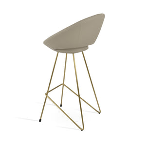 Soho Concept Crescent Cat-wire Barstools & Counterstools - Premium Upholstery, 10-year Guarantee, Stylish Designs Brass  Soho-concept-dining-chair-11231