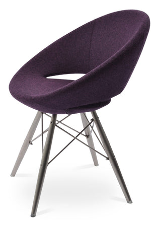 Soho Concept Crescent Mw Dining Chair - Stylish Ergonomic Design With Custom Upholstery & 10-year Guarantee!   Soho-concept-dining-chair-01932