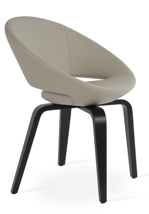 Soho Concept Crescent Plywood Chair - Stylish Dining Seating With Memory Swivel, 5-year Guarantee & Versatile Fabrics   Soho-concept-dining-chair-01943