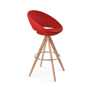 Soho Concept Crescent Pyramid-mw Swivel Barstools & Counterstools - Stylish Fabric Options, 10-year Guarantee! Natural  Soho-concept-dining-chair-11282