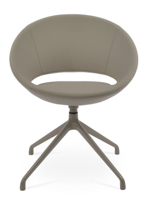 Soho Concept Crescent Spider Swivel Chair – Ergonomic Design With Premium Upholstery & 10-year Guarantee Options! Bone  Soho-concept-dining-chair-01995