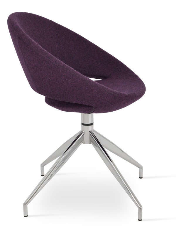 Soho Concept Crescent Spider Swivel Chair – Ergonomic Design With Premium Upholstery & 10-year Guarantee Options!   Soho-concept-dining-chair-01966