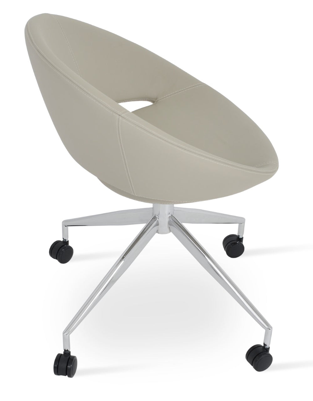 Soho Concept Crescent Spider Swivel Chair – Ergonomic Design With Premium Upholstery & 10-year Guarantee Options! White  Soho-concept-dining-chair-02001