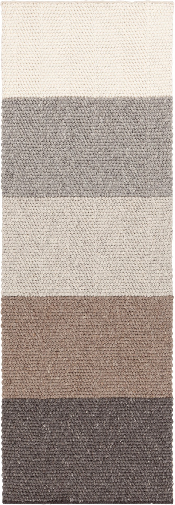 Chandra Rugs Hand Woven Contemporary Rug - Elevate Your Home With Luxurious Artistry, Texture, And Unique Craftsmanship Brown Wool,Cotton Cri56203-79106