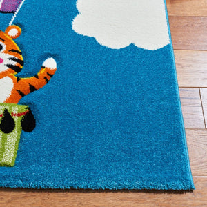 Safavieh Carousel Kids Whimsical Balloon Animal Runner Rug Power Loomed Polypropylene Playroom CRK118M-26