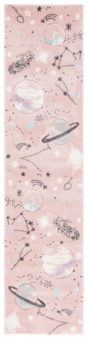 Safavieh Carousel Kids 122 CRK122 Power Loomed Kids Rug Pink / Purple CRK122U-5SQ