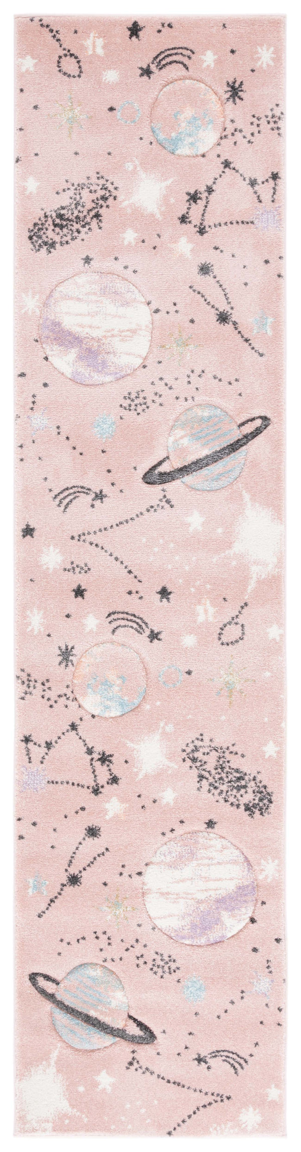 Safavieh Carousel Kids 122 CRK122 Power Loomed Kids Rug Pink / Purple CRK122U-5SQ