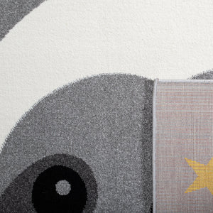 Safavieh Carousel Kids' Cosmic Sloth Area Rug - Whimsical Grey And Ivory Design For Playful Spaces & Comfort Grey ,Ivory Polypropylene Crk140f-24
