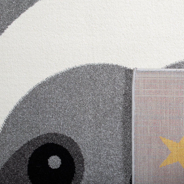 Safavieh Carousel Kids' Cosmic Sloth Area Rug - Whimsical Grey And Ivory Design For Playful Spaces & Comfort Grey ,Ivory Polypropylene Crk140f-24