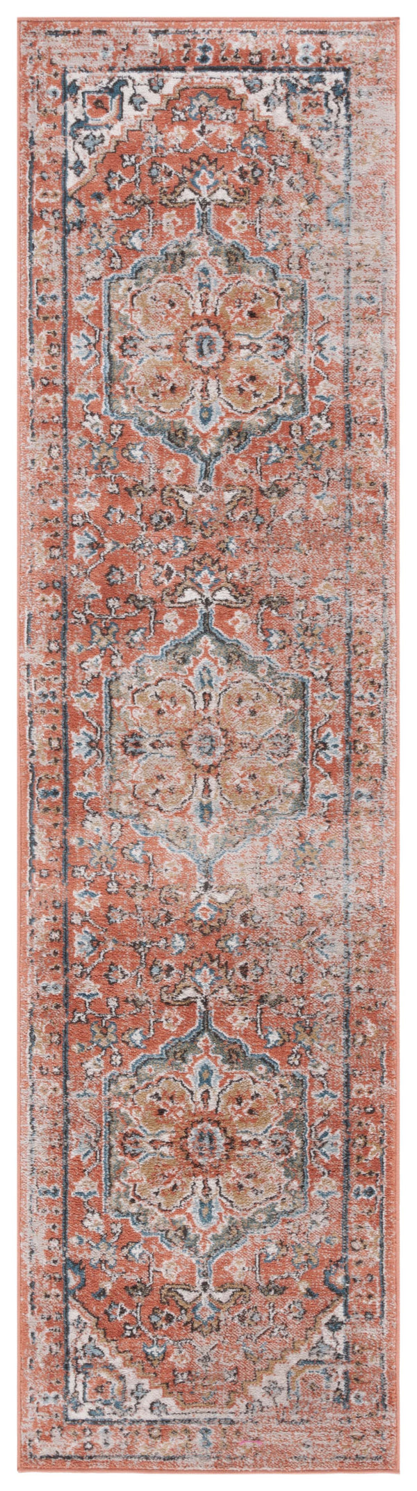 Safavieh Cornelia 208 Power Loomed Transitional Rug Rust CRN208P-28