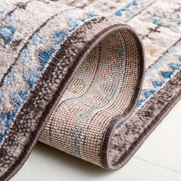 Safavieh Cornelia 211 Power Loomed Transitional Rug Blue / Charcoal CRN211T-4