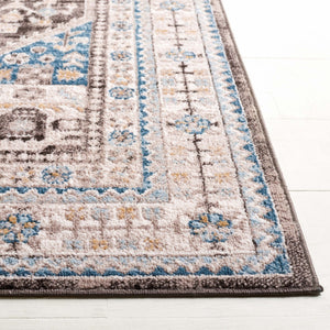 Safavieh Cornelia 211 Power Loomed 100% Polypropylene Transitional Rug Blue / Charcoal CRN211T-9