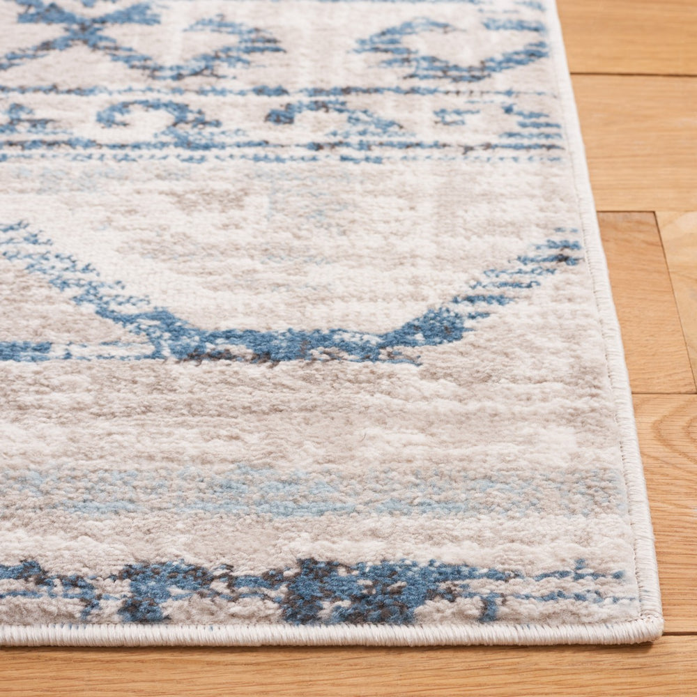 Safavieh Cornelia 234 Power Loomed 100% Polypropylene Transitional Rug Blue / Ivory CRN234M-9