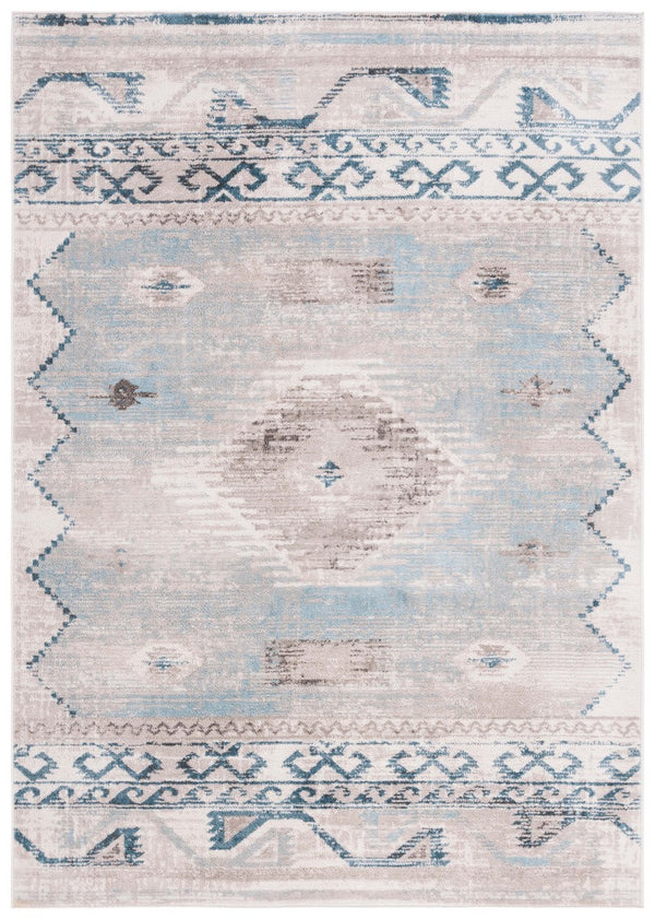 Safavieh Cornelia 234 Power Loomed Transitional Rug Blue / Ivory CRN234M-4