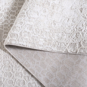 Safavieh Carter Elegant Abstract Area Rug - Turkish Craftsmanship In Soft Neutral Tones For Modern Homes Ivory ,Taupe 40% Polypropylene,40% Jute,20% Polyester Crt200a-7r