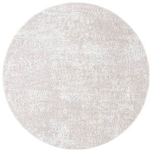 Safavieh Carter Round 3Ft Ivory Taupe Area Rug – Low Pile Power-Loomed In Turkey, Jute Blend Texture CRT200A-3R