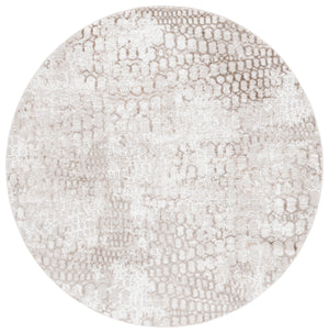 Safavieh Carter Elegant Abstract Area Rug - Turkish Craftsmanship In Soft Neutral Tones For Modern Homes Ivory ,Brown 40% Polypropylene,40% Jute,20% Polyester Crt200t-7r