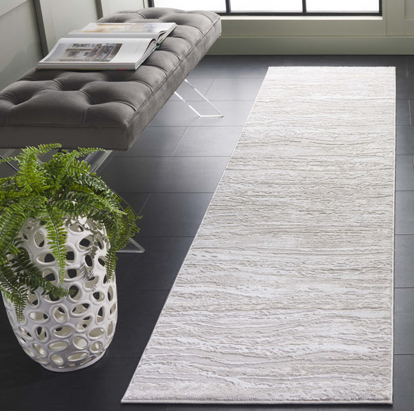 Safavieh Carter Modern Abstract Wave Pattern Rug – Luxurious Comfort Meets Contemporary Home Decor Elegance Ivory ,Taupe 40% Polypropylene,40% Jute,20% Polyester Crt202a-8