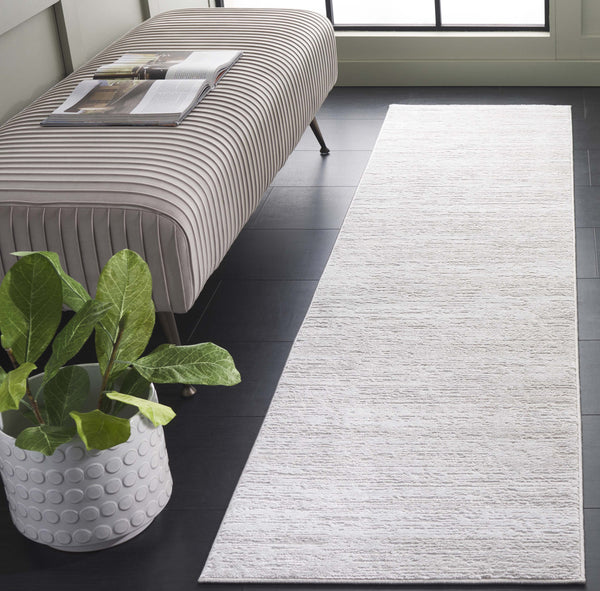 Safavieh Carter Round 3Ft Ivory Taupe Area Rug — Turkish Power-Loomed, Textured Low-Pile Blend For Living Rooms CRT204A-3R