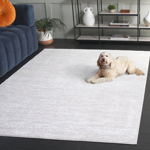 Safavieh Carter Round 3Ft Ivory Taupe Area Rug — Turkish Power-Loomed, Textured Low-Pile Blend For Living Rooms CRT204A-3R