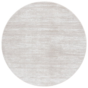 Safavieh Carter Round 3Ft Ivory Taupe Area Rug — Turkish Power-Loomed, Textured Low-Pile Blend For Living Rooms CRT204A-3R