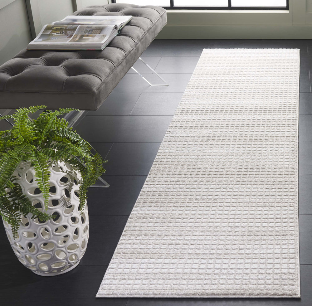 Safavieh Carter Contemporary Area Rug – Soft, Durable Design For Modern Living Spaces With Minimalist Charm Ivory ,Taupe 40% Polypropylene,40% Jute,20% Polyester Crt206a-6