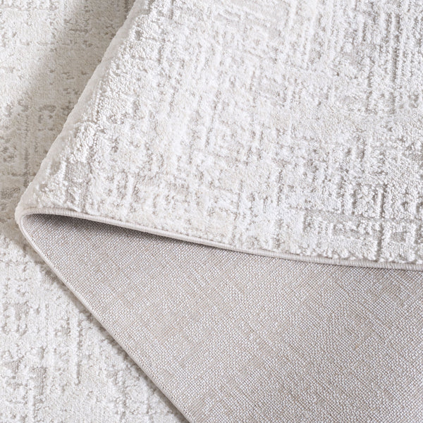 Safavieh Carter Elegant Ivory And Taupe Area Rug - Modern Abstract Design For Luxurious Home Décor Ivory ,Taupe 40% Polypropylene,40% Jute,20% Polyester Crt208a-8