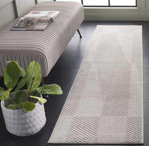 Safavieh Carter Exquisite Turkish Area Rug With Geometric Chevron Design For Modern Home Elegance And Comfort Ivory ,Taupe 40% Polypropylene,40% Jute,20% Polyester Crt212a-5