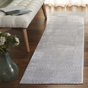 Safavieh Carter Exquisite Turkish Area Rug With Geometric Chevron Design For Modern Home Elegance And Comfort Grey ,Light Grey 40% Polypropylene,40% Jute,20% Polyester Crt212f-28