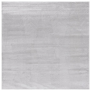 Safavieh Carter Exquisite Turkish Area Rug With Geometric Chevron Design For Modern Home Elegance And Comfort Grey ,Light Grey 40% Polypropylene,40% Jute,20% Polyester Crt212f-28