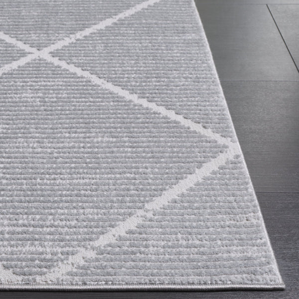 Safavieh Carter Geometric Diamond Area Rug - Timeless Elegance For Modern Homes, Durable And Stylish Decor Grey ,Light Grey 40% Polypropylene,40% Jute,20% Polyester Crt214f-4