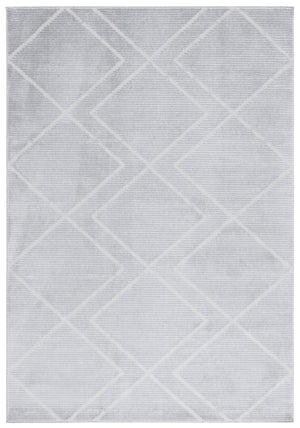 Safavieh Carter Geometric Diamond Area Rug - Timeless Elegance For Modern Homes, Durable And Stylish Decor Grey ,Light Grey 40% Polypropylene,40% Jute,20% Polyester Crt214f-4