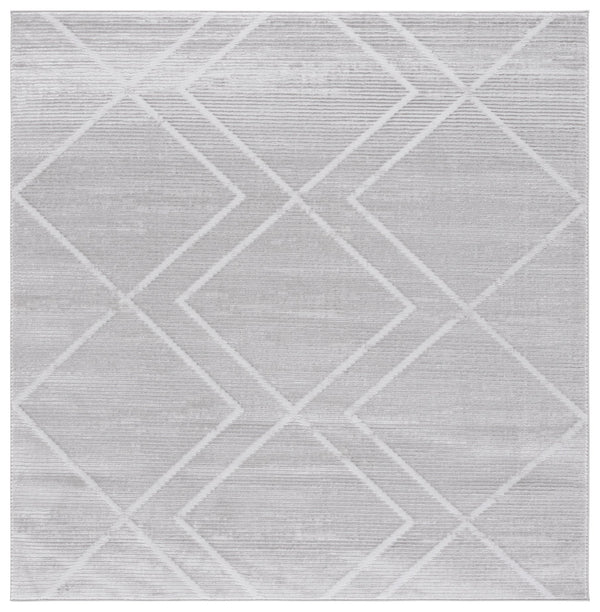Safavieh Carter Geometric Diamond Area Rug - Timeless Elegance For Modern Homes, Durable And Stylish Decor Grey ,Light Grey 40% Polypropylene,40% Jute,20% Polyester Crt214f-4