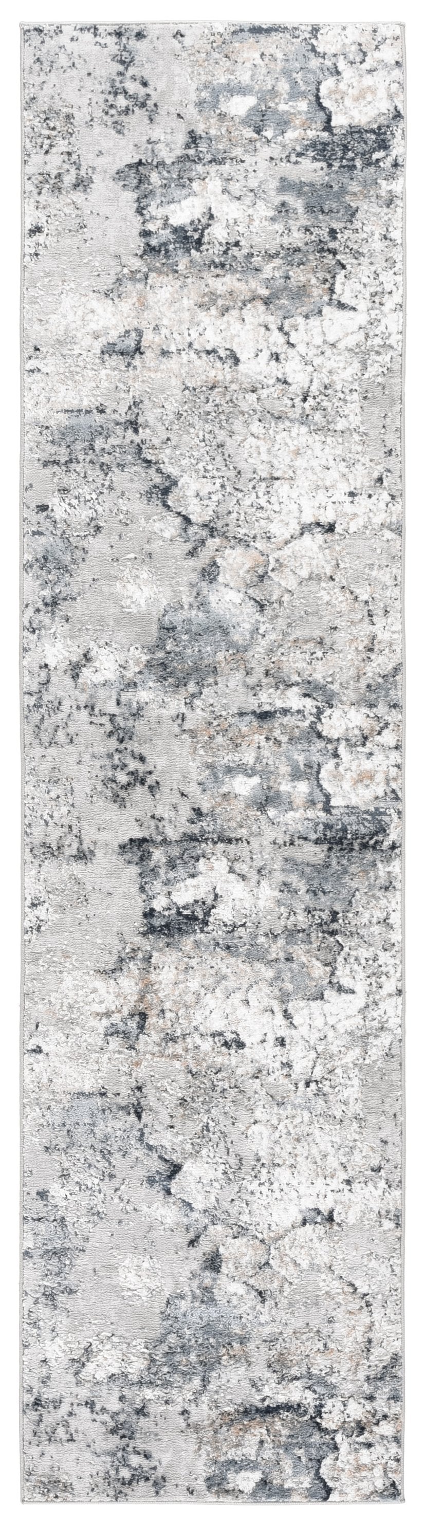 Safavieh Carter Modern Area Rug With Abstract Design For Stylish Corridors, Durable Power Loomed Craftsmanship Taupe ,Navy 40% Polypropylene,40% Jute,20% Polyester Crt216n-7r