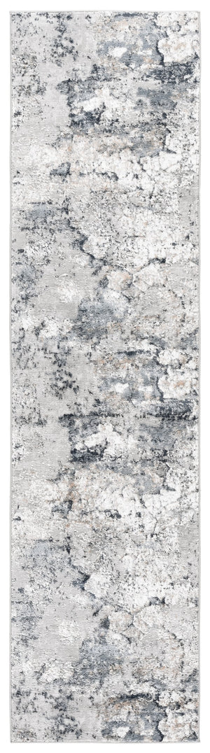 Safavieh Carter Modern Area Rug With Abstract Design For Stylish Corridors, Durable Power Loomed Craftsmanship Taupe ,Navy 40% Polypropylene,40% Jute,20% Polyester Crt216n-7r