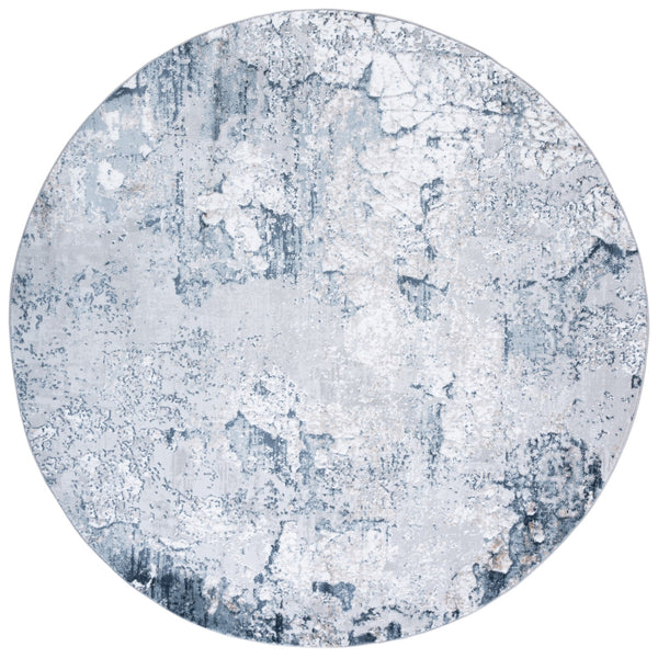 Safavieh Carter Modern Area Rug With Abstract Design For Stylish Corridors, Durable Power Loomed Craftsmanship Taupe ,Navy 40% Polypropylene,40% Jute,20% Polyester Crt216n-7r