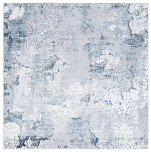 Safavieh Carter Modern Area Rug With Abstract Design For Stylish Corridors, Durable Power Loomed Craftsmanship Taupe ,Navy 40% Polypropylene,40% Jute,20% Polyester Crt216n-7r