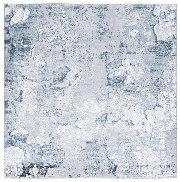 Safavieh Carter Modern Area Rug With Abstract Design For Stylish Corridors, Durable Power Loomed Craftsmanship Taupe ,Navy 40% Polypropylene,40% Jute,20% Polyester Crt216n-7r